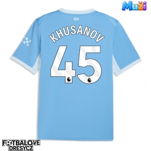Manchester City Abdukodir Khusanov #45 Domácí Dres 2026-27 Krátký Rukáv Manchester City Abdukodir Khusanov #45 Domácí Dres 2026-27 Krátký Rukáv